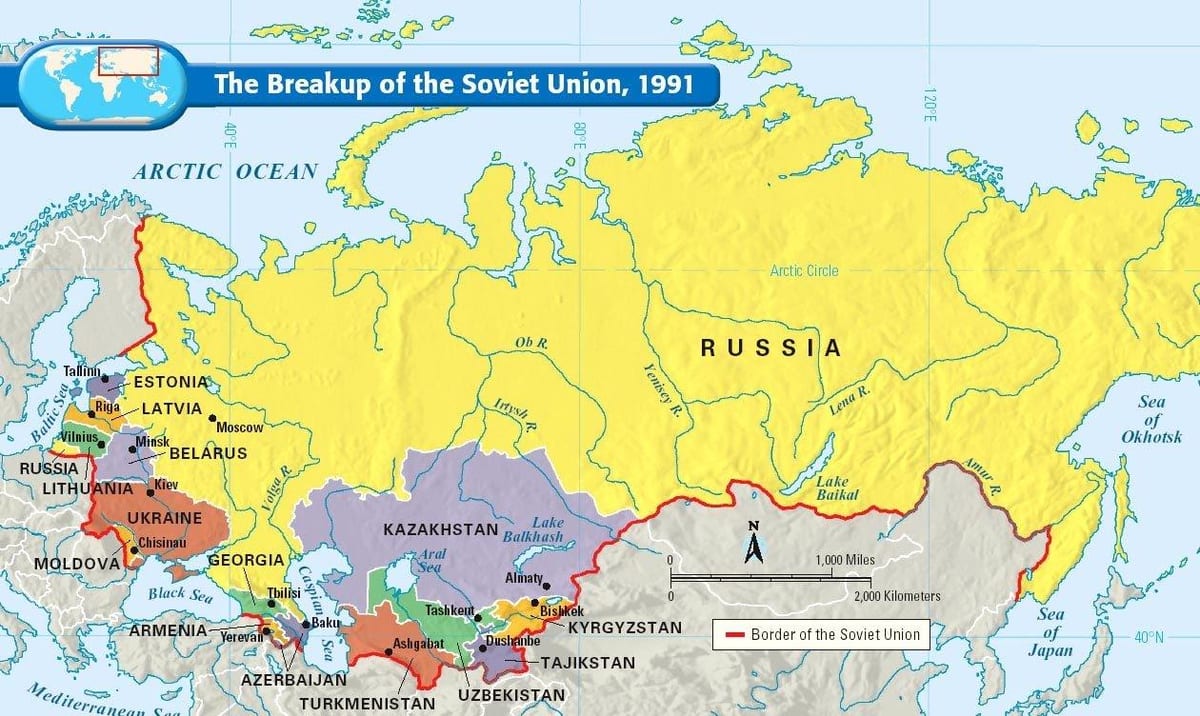 苏联的地图