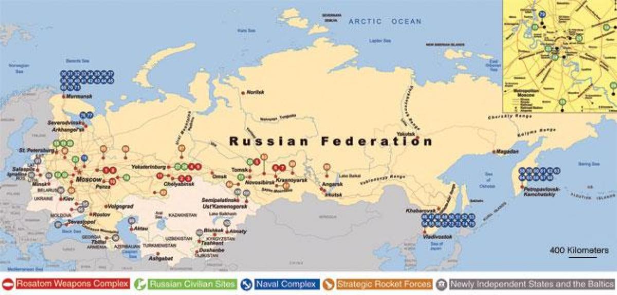 地图的俄罗斯海军基地