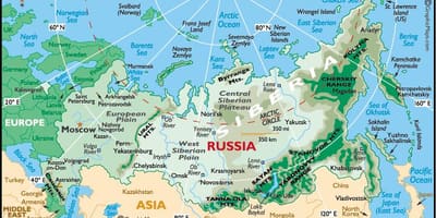 地图俄罗斯旅行