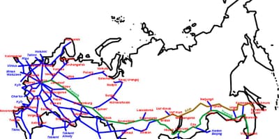 地图俄罗斯铁路