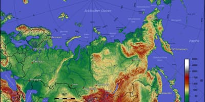 地形图俄罗斯