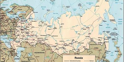 俄罗斯港口的地图