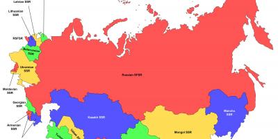 俄罗斯vs苏联的地图